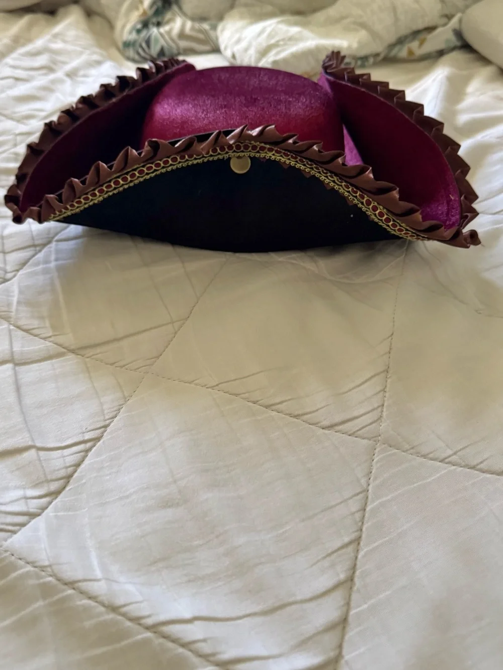 Pirate Tricorn Hat - Picture 6 of 9